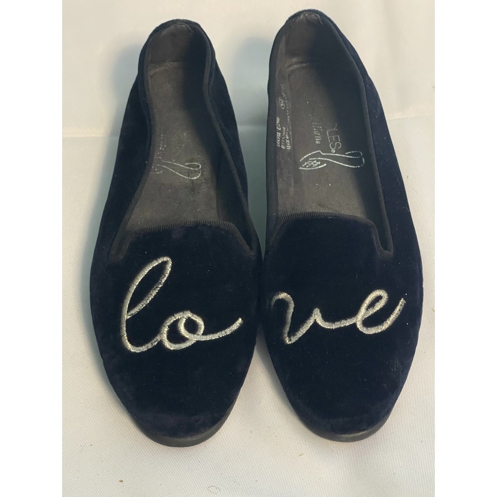 Aerosoles Betunia Navy Blue Suede‎ Leather Loafer 'Love' Women's size 7 Bin2